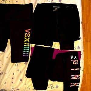 American eagle and Victoria secret PINK leggings. Size large